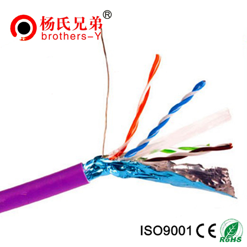 Cat5e shielded outdoor cable with messenger