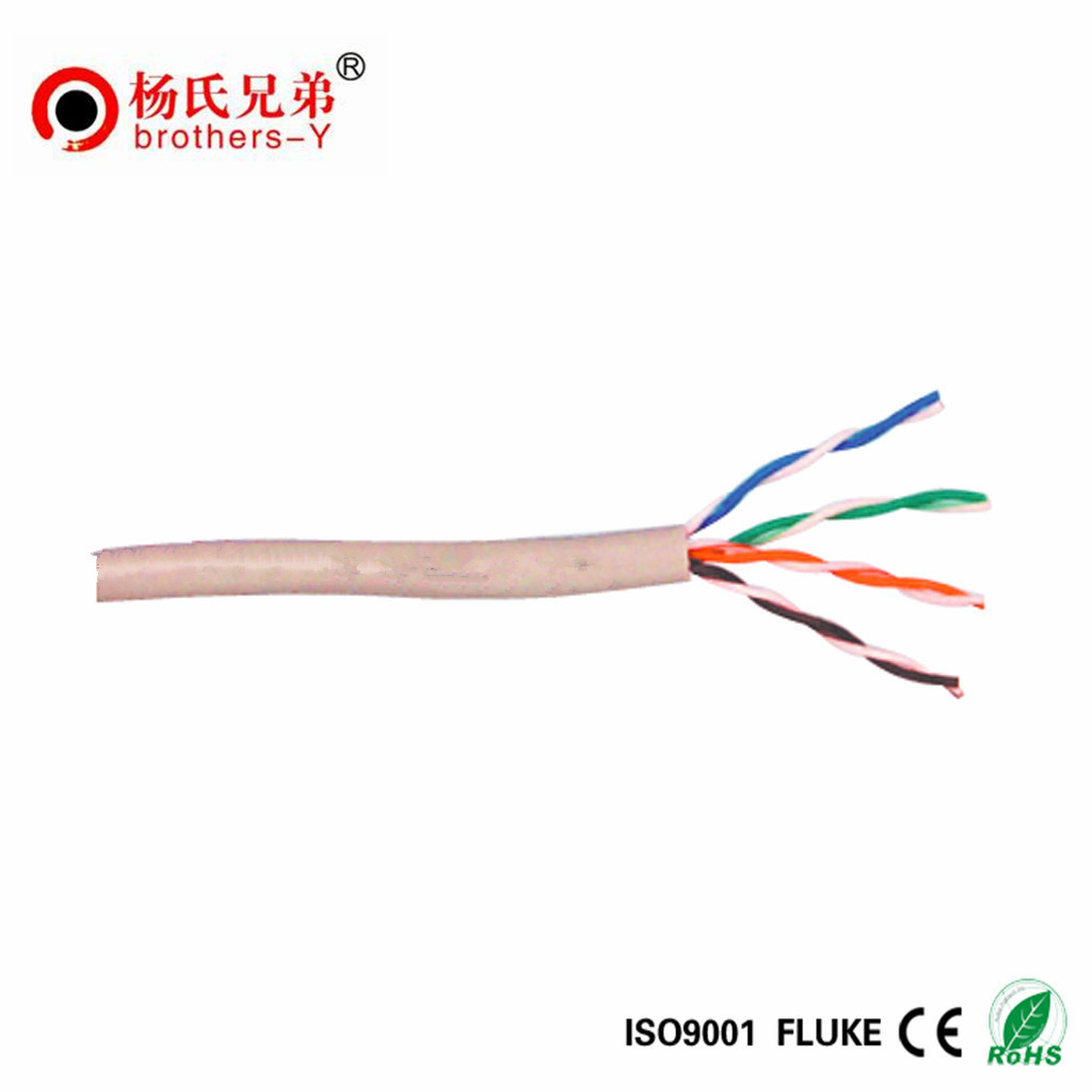 unshielded Cat5e Lan Cable price with new PVC and PE