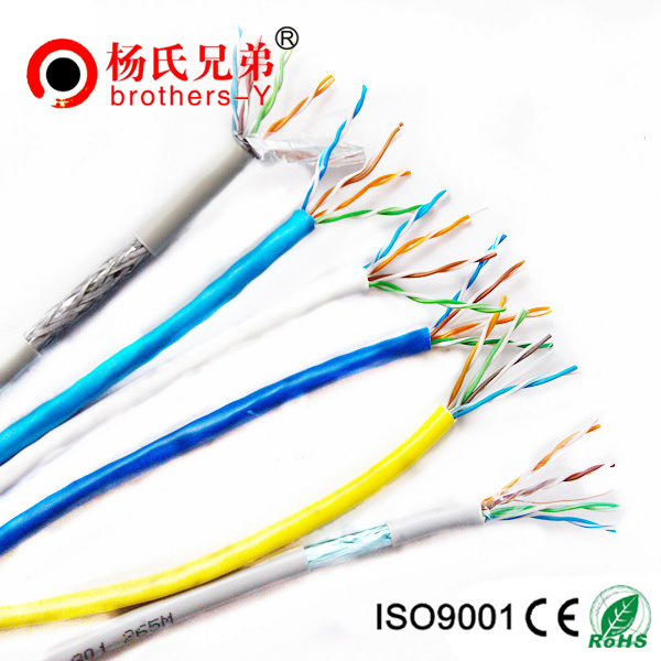 cat5e lan cable 24awg cat5e shielded indoor lan cable