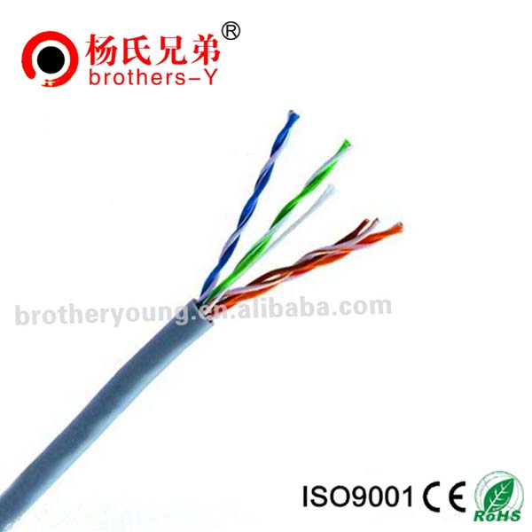 CE ROHS approved cat5e lan cable indoor network cable