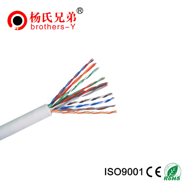 New material PVC jacket indoor cat3 telephone cable