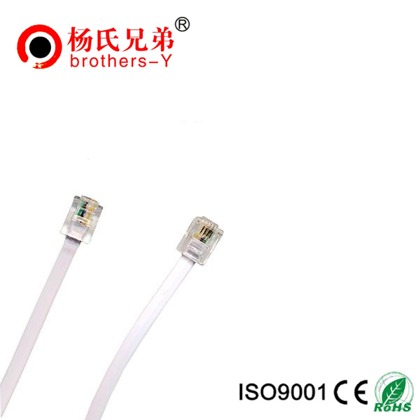 6P4C 8P6C copper telephone cable connector
