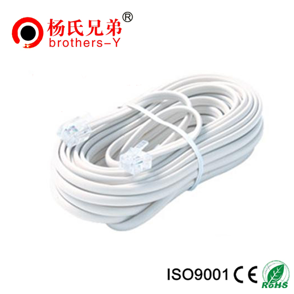 2m telephone cable connector 4P4C