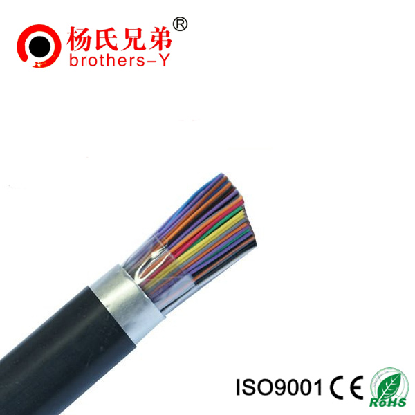 Armoured 100 pair aerial telephone cable