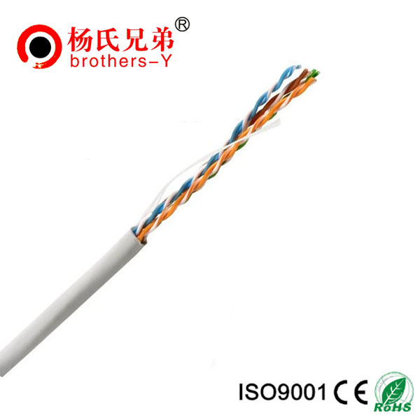 0.45-0.51mm solid copper,cca 24awg best price utp cat 5e <span class=