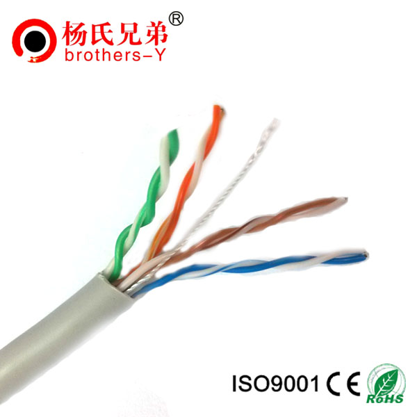 Indoor wiring 24awg cat5e ethernet cable from China