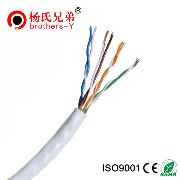 Cat5e UTP solid bare copper lan cable