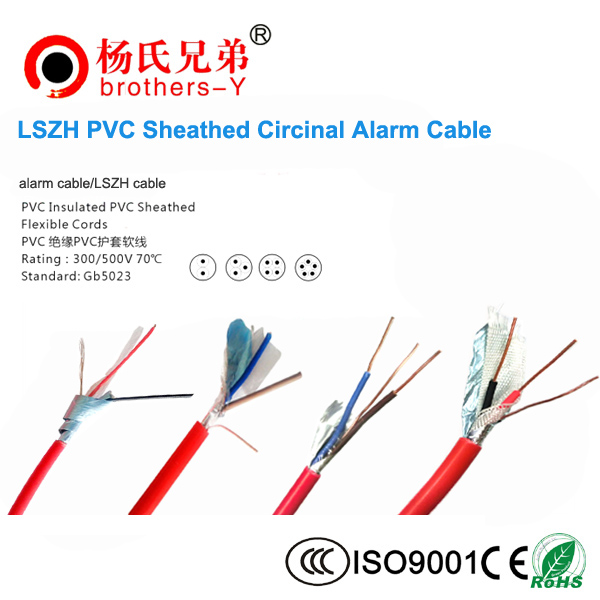 Solid Copper PVC Shield Fire Alarm Cable